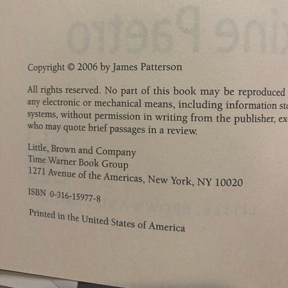 EUC James Patterson 5th Horseman Hard Cover Book - Picture 3 of 3